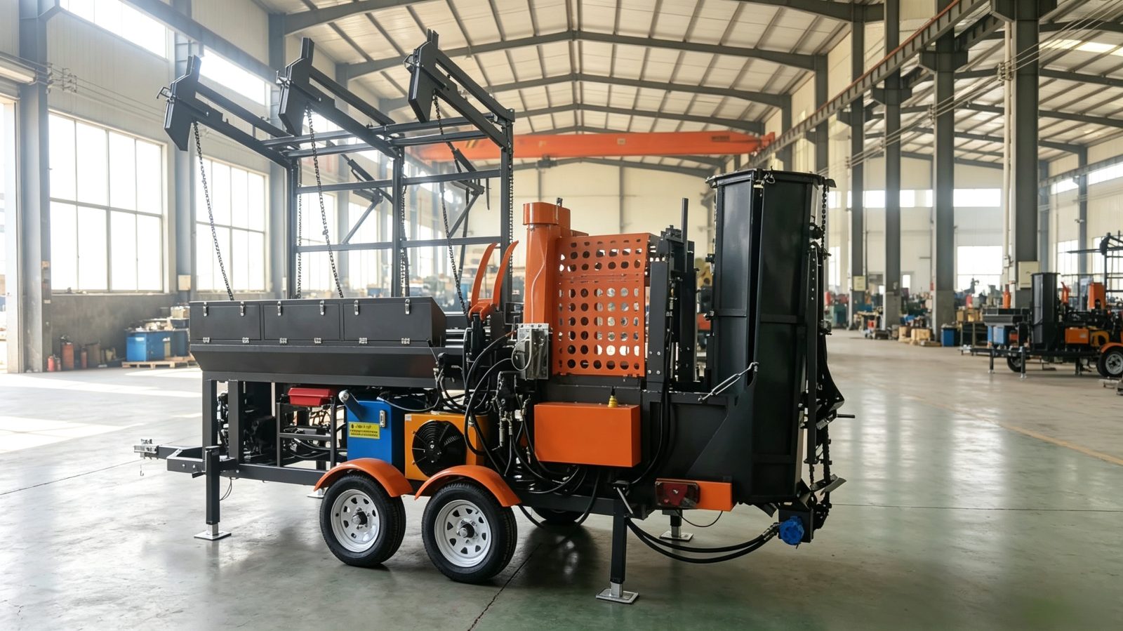 1787215363-5 Trailer‑Mounted Automatic Firewood Processor - 图片 1
